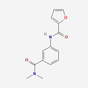 molecular formula C14H14N2O3 B4707542 N-[3-(dimethylcarbamoyl)phenyl]furan-2-carboxamide 