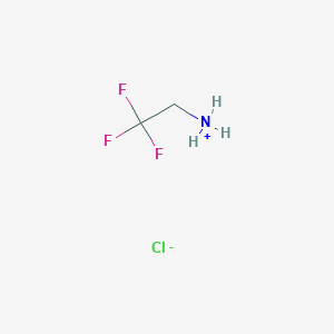 molecular formula C2H5ClF3N B047077 2,2,2-Trifluoroethylamine hydrochloride CAS No. 373-88-6