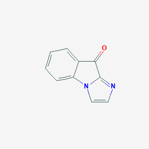 molecular formula C10H6N2O B047080 9H-Imidazo[1,2-a]indol-9-one CAS No. 120614-25-7