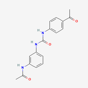 molecular formula C17H17N3O3 B4708022 N-(3-{[(4-acetylphenyl)carbamoyl]amino}phenyl)acetamide 