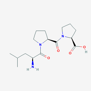 molecular formula C16H27N3O4 B047083 LPP Tripeptide CAS No. 121305-26-8