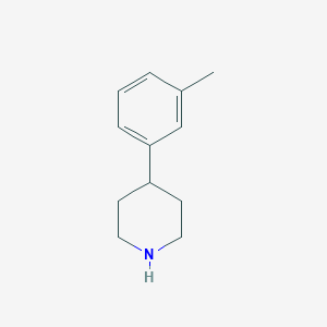 molecular formula C12H17N B047089 4-(3-甲基苯基)哌啶 CAS No. 111153-83-4