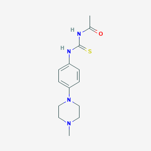 N-{[4-(4-methylpiperazin-1-yl)phenyl]carbamothioyl}acetamide