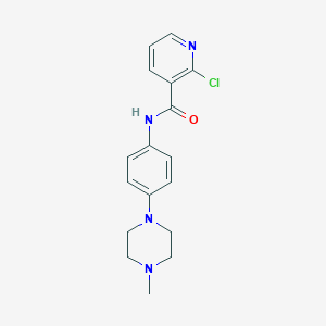 2-chloro-N-[4-(4-methyl-1-piperazinyl)phenyl]nicotinamide