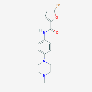 5-bromo-N-[4-(4-methyl-1-piperazinyl)phenyl]-2-furancarboxamide