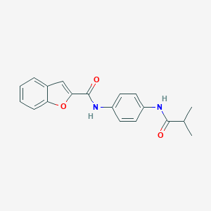 N-[4-(isobutyrylamino)phenyl]-1-benzofuran-2-carboxamide