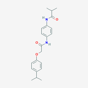 N-(4-{[(4-isopropylphenoxy)acetyl]amino}phenyl)-2-methylpropanamide