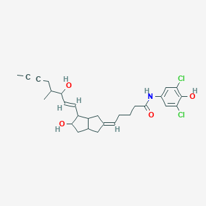 molecular formula C28H35Cl2NO4 B047098 Dchpa-iloprost CAS No. 124578-04-7