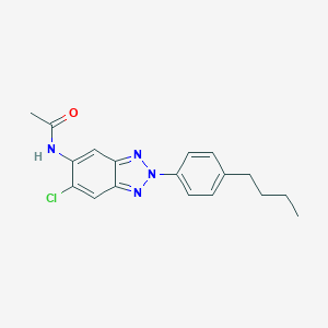 N-[2-(4-butylphenyl)-6-chlorobenzotriazol-5-yl]acetamide