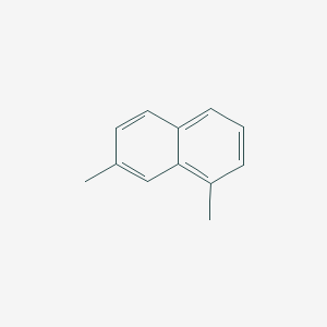 molecular formula C12H12 B047104 1,7-Dimethylnaphthalene CAS No. 575-37-1