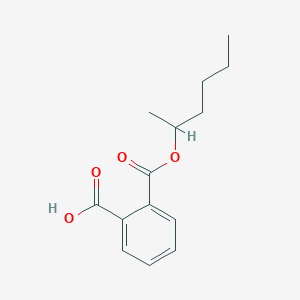 molecular formula C14H18O4 B047106 sec-Hexyl Alcohol Phthalate CAS No. 856637-76-8