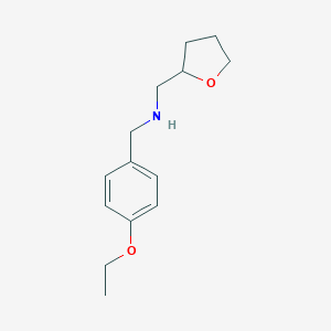 molecular formula C14H21NO2 B471081 (4-乙氧基-苄基)-(四氢呋喃-2-基甲基)-胺 CAS No. 510723-83-8