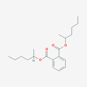 molecular formula C20H30O4 B047110 Dihexan-2-yl benzene-1,2-dicarboxylate CAS No. 59431-97-9