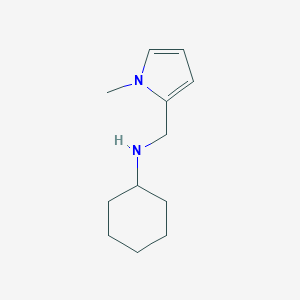 molecular formula C12H20N2 B471135 N-[(1-methyl-1H-pyrrol-2-yl)methyl]cyclohexanamine CAS No. 142920-58-9