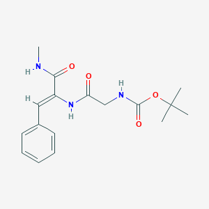 molecular formula C17H23N3O4 B047120 Boc-gdpn CAS No. 124194-25-8