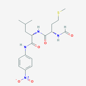 molecular formula C18H26N4O5S B047126 For-Met-Leu-pNA CAS No. 111150-07-3
