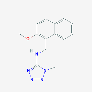 N-[(2-methoxynaphthalen-1-yl)methyl]-1-methyltetrazol-5-amine
