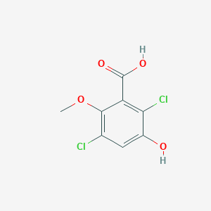 molecular formula C8H6Cl2O4 B047127 5-Hydroxydicamba CAS No. 7600-50-2