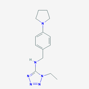 1-ethyl-N-[4-(pyrrolidin-1-yl)benzyl]-1H-tetrazol-5-amine