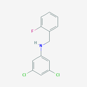N-(3,5-dichlorophenyl)-N-(2-fluorobenzyl)amine