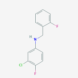 (3-Chloro-4-fluoro-phenyl)-(2-fluoro-benzyl)-amine