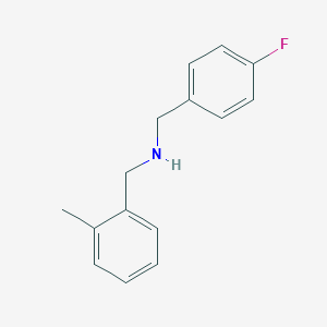 N-(4-fluorobenzyl)-N-(2-methylbenzyl)amine