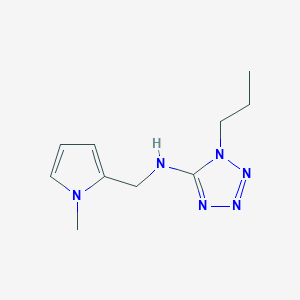 N-[(1-methylpyrrol-2-yl)methyl]-1-propyltetrazol-5-amine