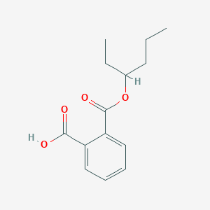 molecular formula C14H18O4 B047135 2-hexan-3-yloxycarbonylbenzoic acid CAS No. 84489-34-9