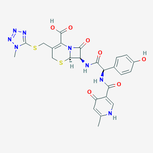 molecular formula C₂₅H₂₄N₈O₇S₂ B047137 头孢哌酮 CAS No. 70797-11-4