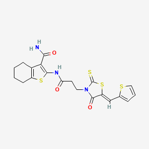 molecular formula C20H19N3O3S4 B4713713 MFCD02331001 