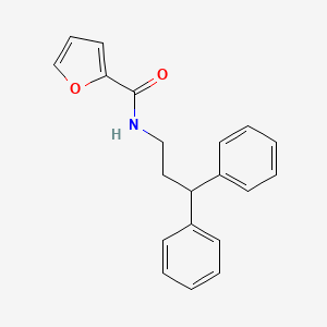molecular formula C20H19NO2 B4713853 N-(3,3-diphenylpropyl)furan-2-carboxamide 