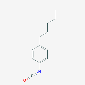 molecular formula C12H15NO B047146 4-Pentylphenyl isocyanate CAS No. 121503-84-2