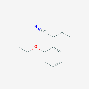 molecular formula C13H17NO B047147 2-(2-Ethoxyphenyl)-3-methylbutanenitrile CAS No. 120352-93-4