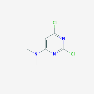 molecular formula C6H7Cl2N3 B047149 2,6-dichloro-N,N-dimethylpyrimidin-4-amine CAS No. 117077-93-7