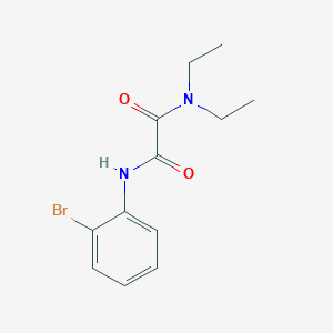 molecular formula C12H15BrN2O2 B4715200 N-(2-bromophenyl)-N',N'-diethyloxamide 