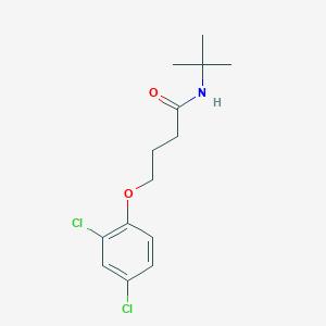 molecular formula C14H19Cl2NO2 B4715348 N-tert-butyl-4-(2,4-dichlorophenoxy)butanamide 