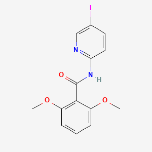 molecular formula C14H13IN2O3 B4716484 N-(5-iodopyridin-2-yl)-2,6-dimethoxybenzamide 