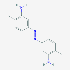 molecular formula C14H16N4 B047166 3,3'-Diamino-4,4'-dimethylazobenzene CAS No. 119631-00-4