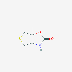 Thieno[3,4-d]oxazol-2(3H)-one, tetrahydro-6a-methyl-(9CI)