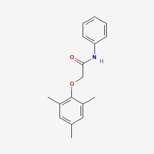 molecular formula C17H19NO2 B4717229 N-phenyl-2-(2,4,6-trimethylphenoxy)acetamide 