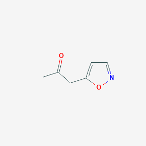 molecular formula C6H7NO2 B047173 2-Propanone, 1-(5-isoxazolyl)-(9CI) CAS No. 115706-48-4