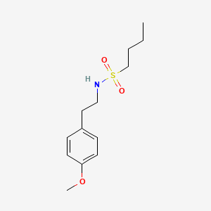 molecular formula C13H21NO3S B4717685 N-[2-(4-methoxyphenyl)ethyl]butane-1-sulfonamide 