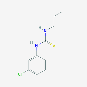 molecular formula C10H13ClN2S B4717896 1-(3-Chlorophenyl)-3-propylthiourea 