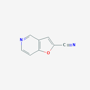 molecular formula C8H4N2O B047179 Furo[3,2-c]pyridine-2-carbonitrile CAS No. 112372-13-1