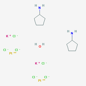 Trichloro(cyclopentylamine)platinate(0)