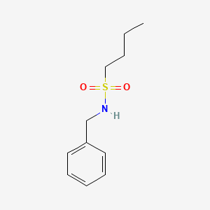 molecular formula C11H17NO2S B4719537 N-benzylbutane-1-sulfonamide 