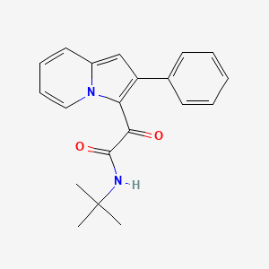 molecular formula C20H20N2O2 B4719868 N-tert-butyl-2-oxo-2-(2-phenylindolizin-3-yl)acetamide 