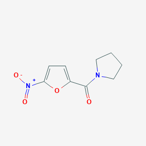 molecular formula C9H10N2O4 B4719946 (5-NITRO-2-FURYL)(1-PYRROLIDINYL)METHANONE 