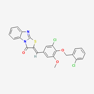 molecular formula C24H16Cl2N2O3S B4720197 3-(4-nitrophenyl)-1H-1,2,4-triazole 