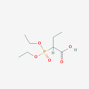 molecular formula C8H17O5P B047203 2-(Diethoxyphosphoryl)butanoic acid CAS No. 117898-77-8